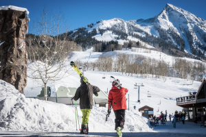 free slope side ski lockers